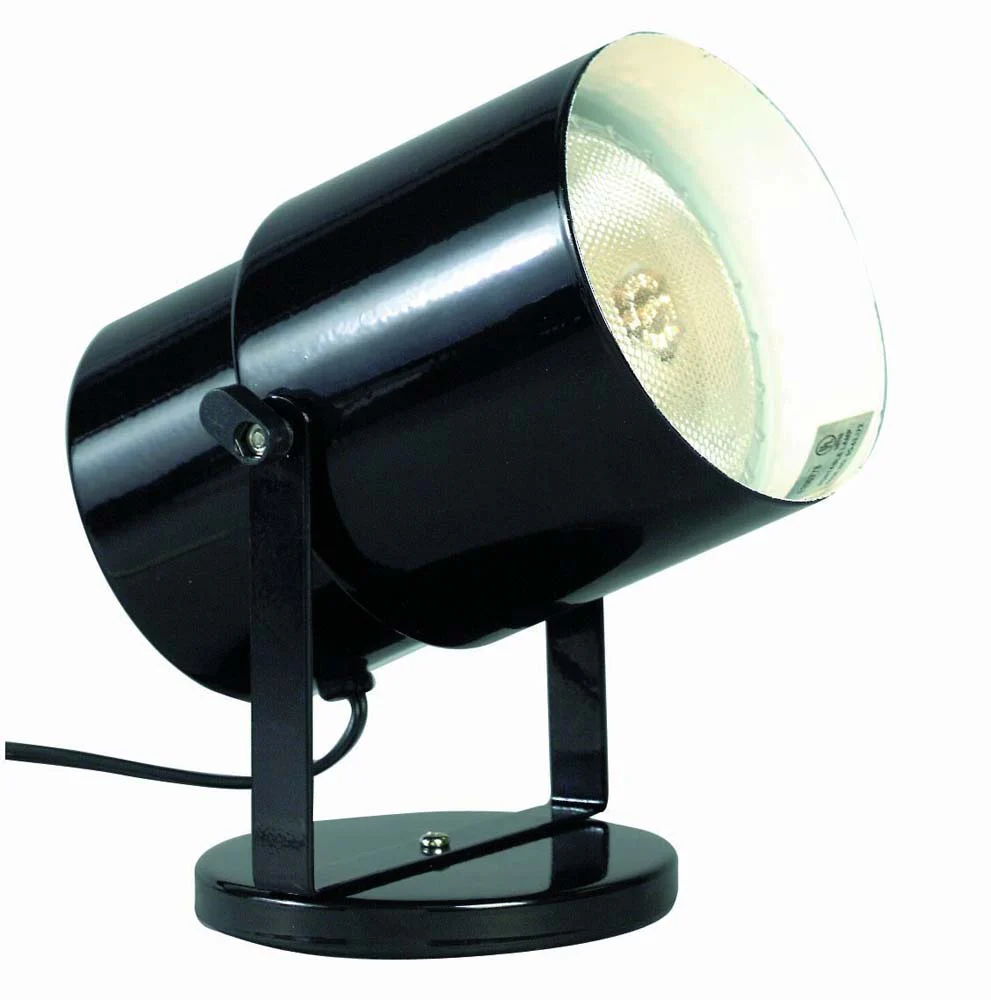 Satco 75w Multi-Purpose Portable Spot Light Black Finish