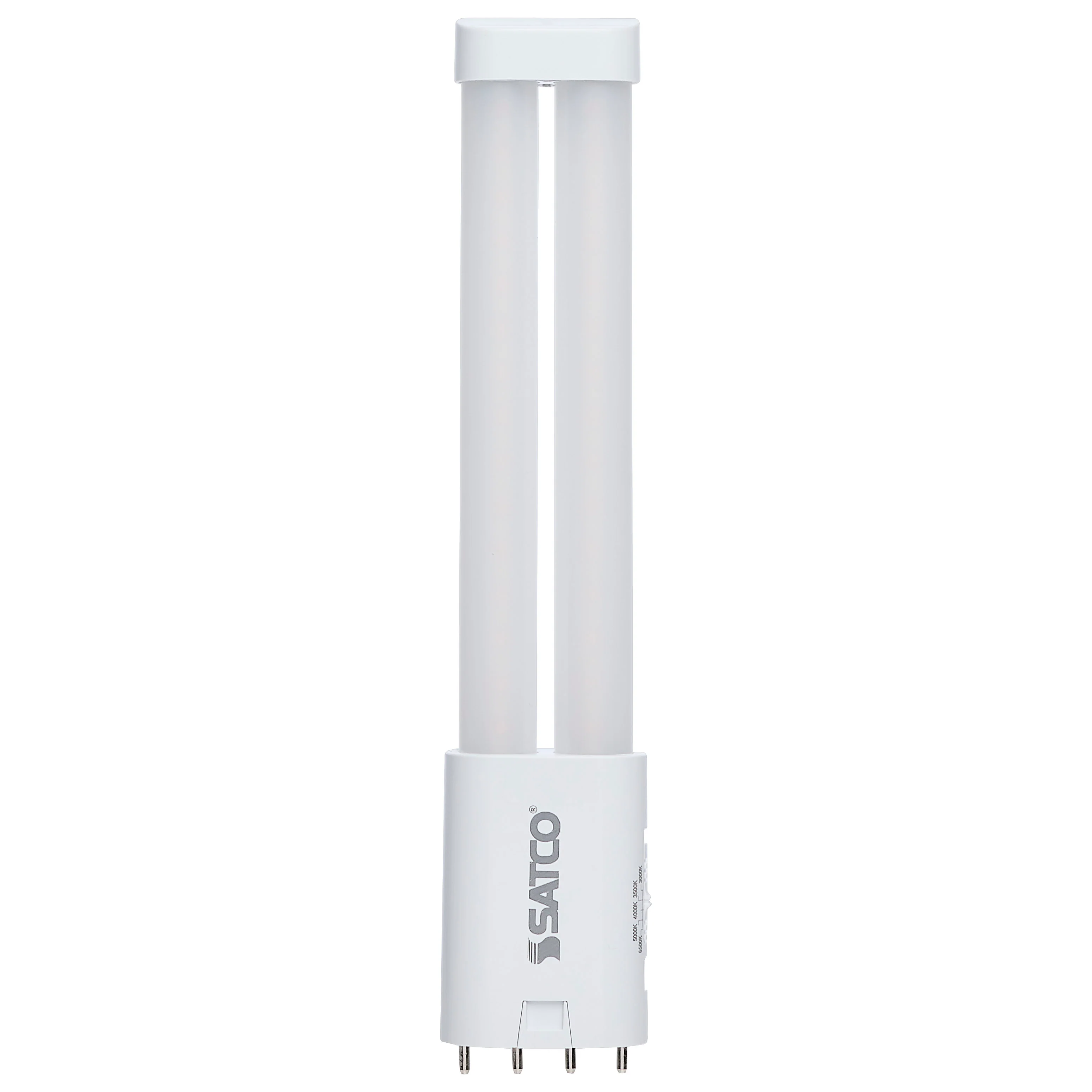 Satco 8.5w PLL LED 2G11 Base CCT Selectable Ballast Bypass 120-277v Bulb