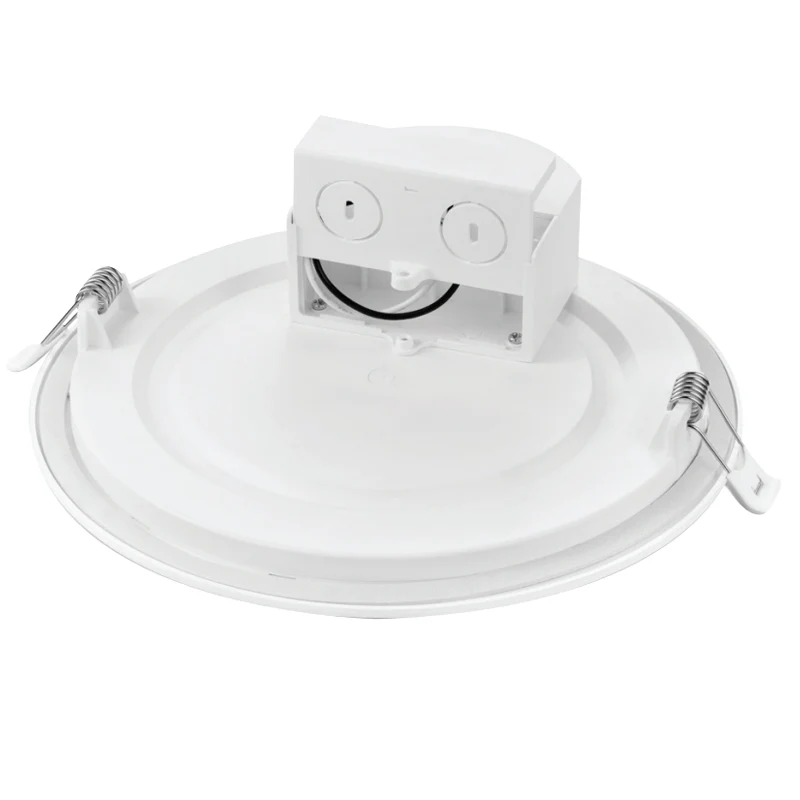 Satco 8" Round LED Edge-Lit Down Lights 18W - 3000K - Soft White, White Finish - Image 2