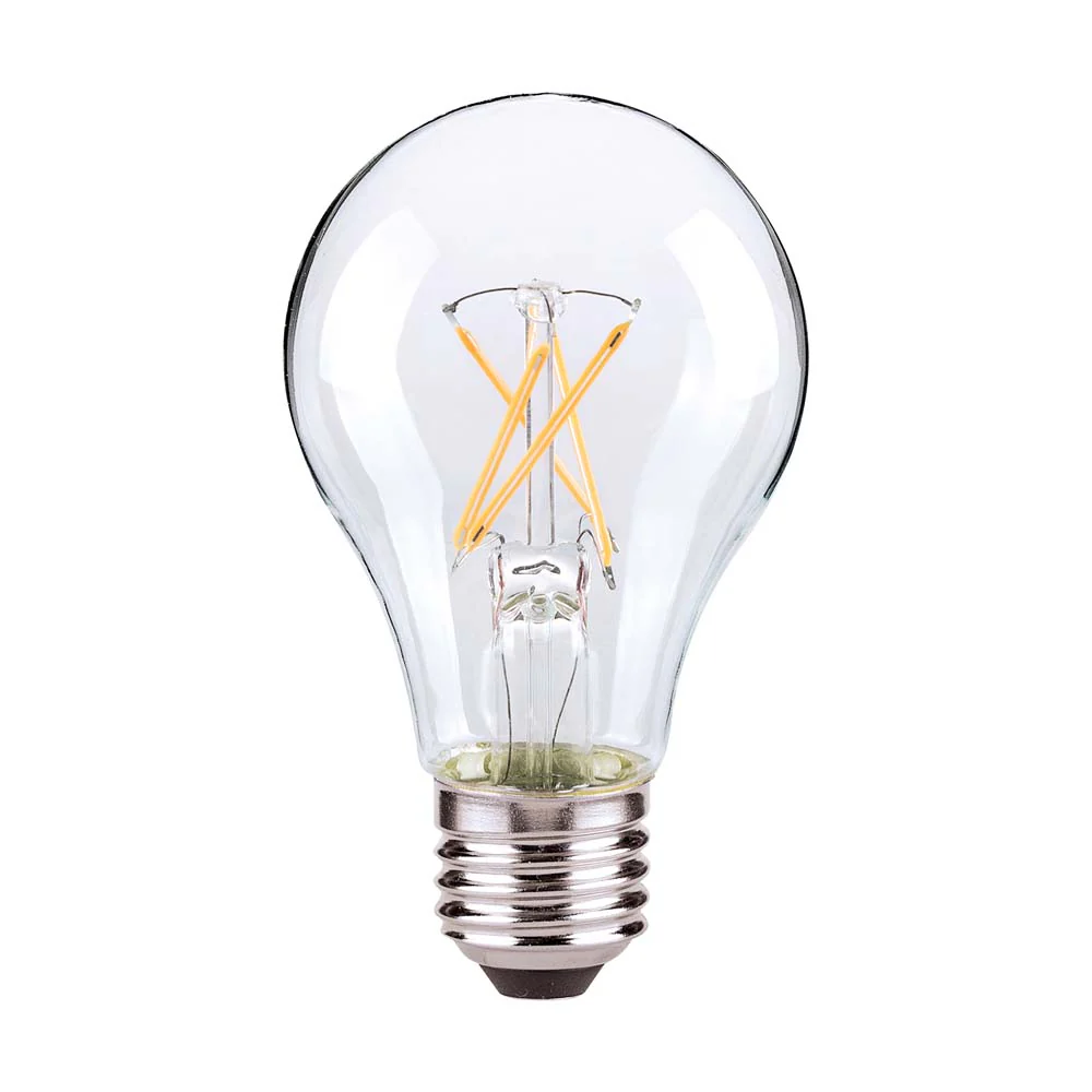 Satco 8w A19 LED Clear Finish Medium Base 2700K 120v
