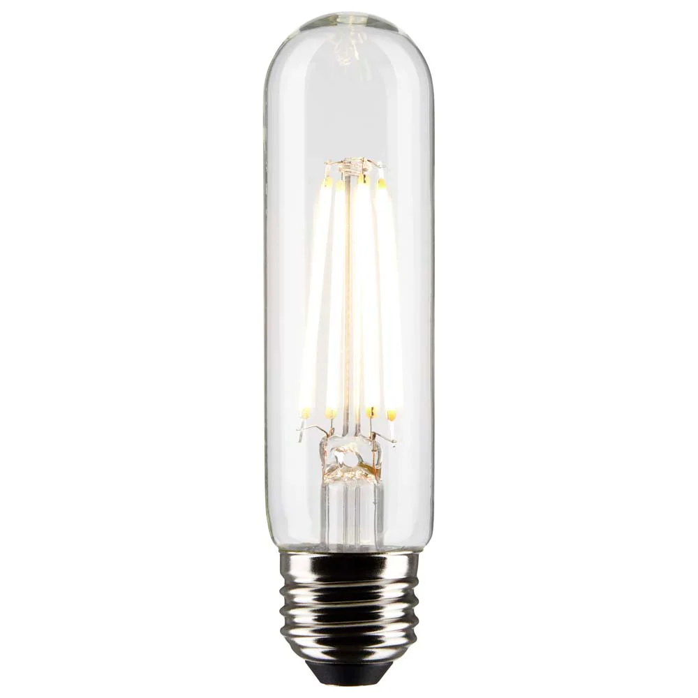 Satco 8w T10 LED 2700K Medium Base Dimmable - 60w equiv - Image 2