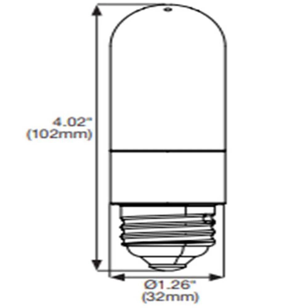 Satco 8w T10 LED Frosted E26 Medium base 4000K High Lumen 120 Volt - Image 4