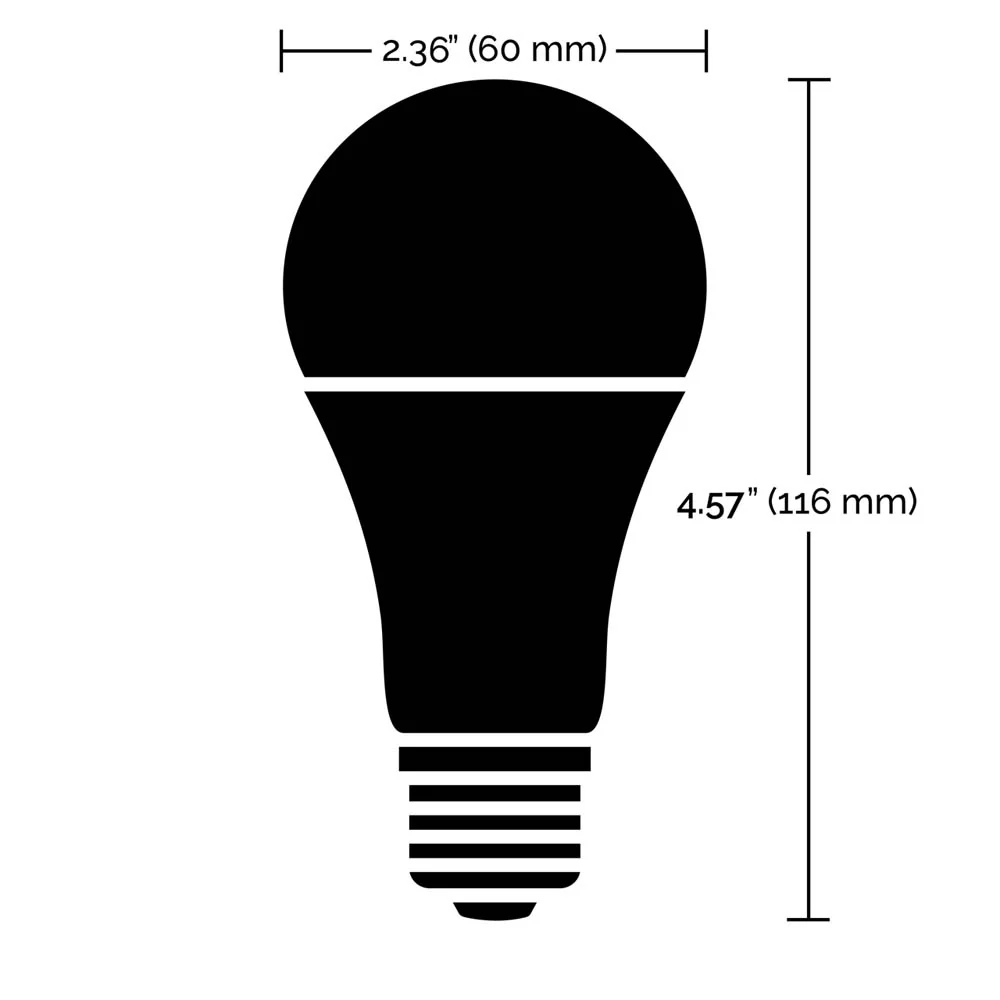 Satco 9.5w A19 LED RGB Tunable White Starfish IOT 800 Lumens 120 Volt - Image 3