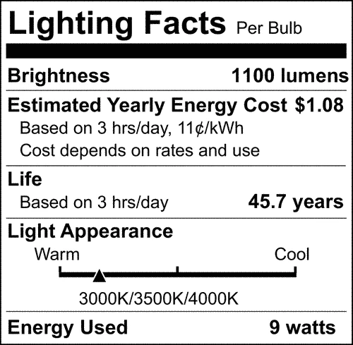 Satco 9.5w LED PL CCT Selectable G24q Base - Ballast Dependent Bulb - Image 7