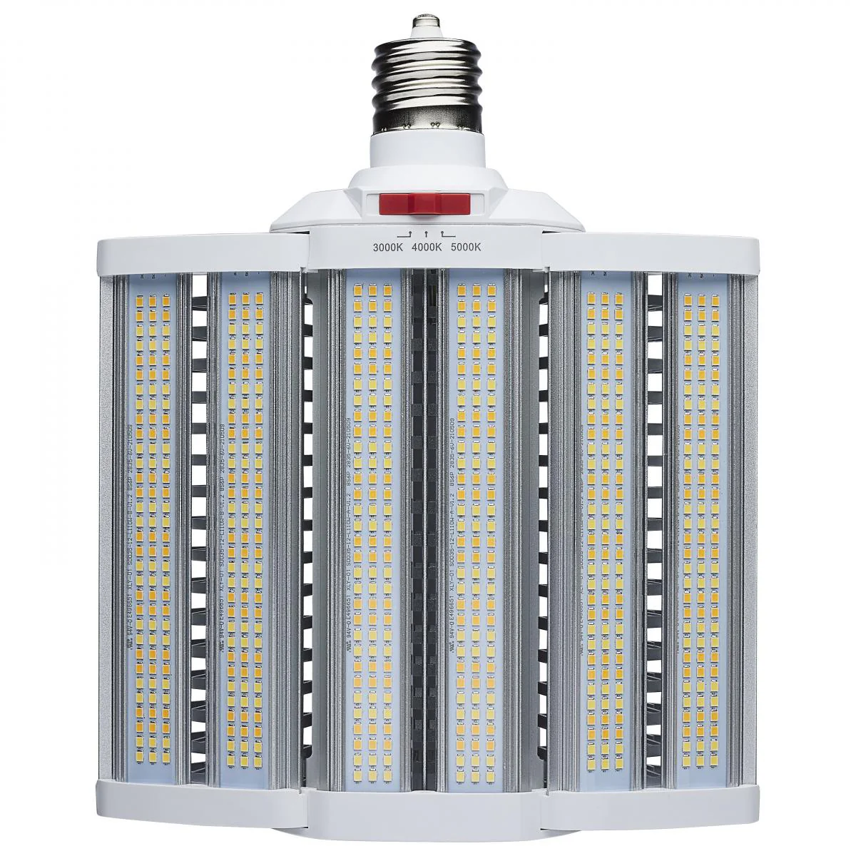 Satco LED Shoe Box Lamp Wattage and CCT Tunable 120-277v White Finish Bulb