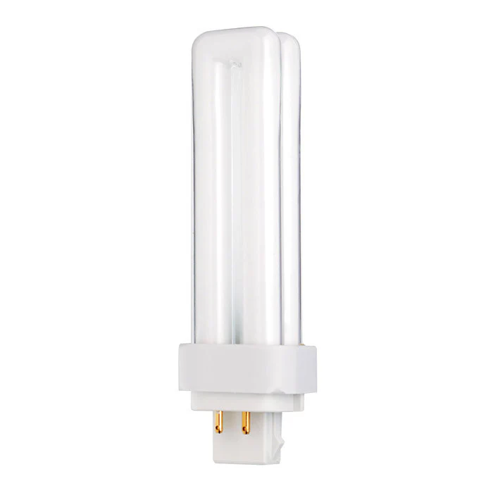 Satco S6736 18W Quad Tube 4-Pin G24Q-2 Plug-In base 4100K fluorescent bulb