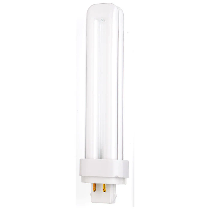 Satco S6738 26W Quad Tube 4-Pin G24Q-3 Plug-In base 3000K fluorescent bulb