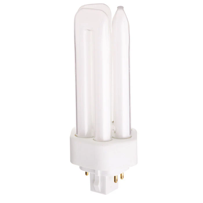 Satco S8346 26W Triple Tube 4-Pin GX24Q-3 Plug-In base 3000K fluorescent bulb