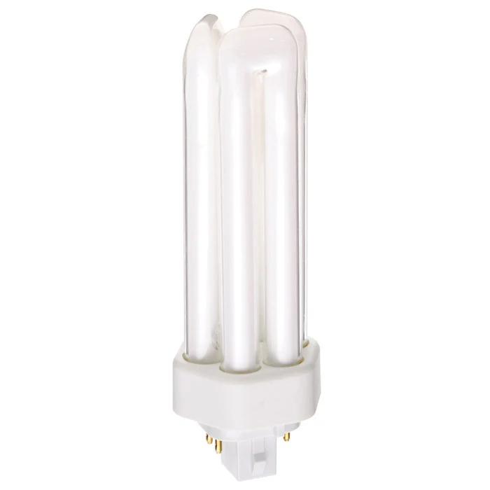 Satco S8349 32W Triple Tube 4-Pin GX24Q-3 Plug-In base 2700K fluorescent bulb