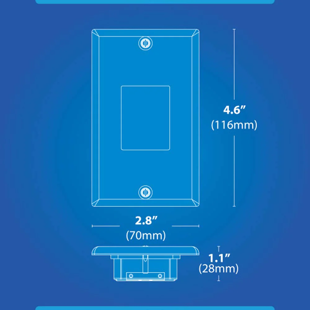 STP2 Frosted White LED Step Light - Image 2