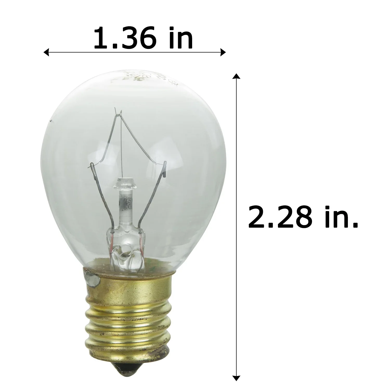 25PK - SUNLITE 01608-SU 40w S11 120v Intermediate Base Clear Bulb - Image 3