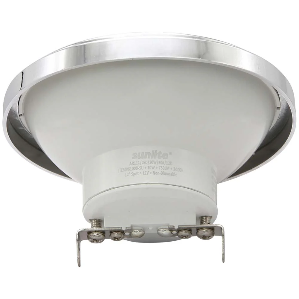 Sunlite 10w 12v LED AR111 G53 Base 750Lm 3000K Flood Bulb - 50w Equiv - Image 3