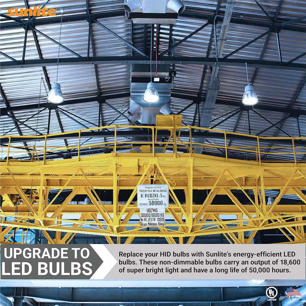 Sunlite 120w LED G4 Corncob Bulb 120-277v E39 Mogul Base 5000K Bulb - 600w Equiv - Image 4