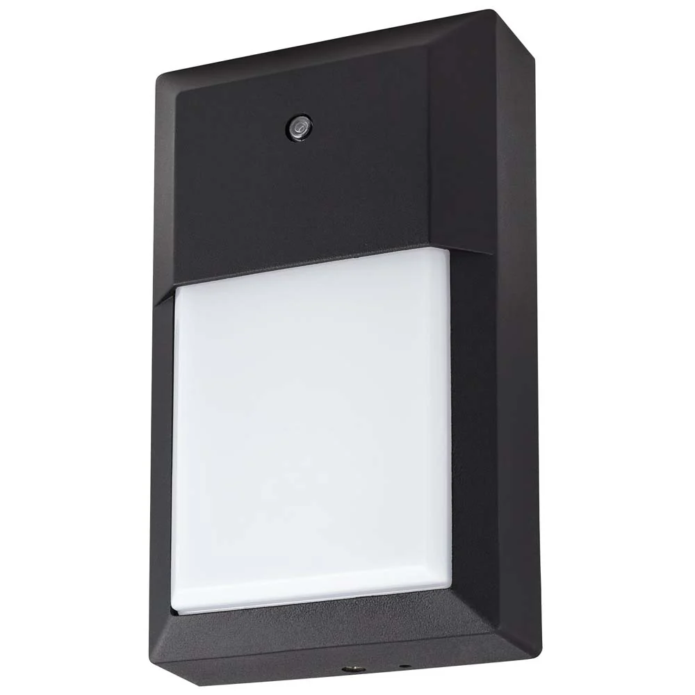 Sunlite 12w 120v 850 Lumen CCT Tunable Black Finish Led Mini Wall Pack Fixture