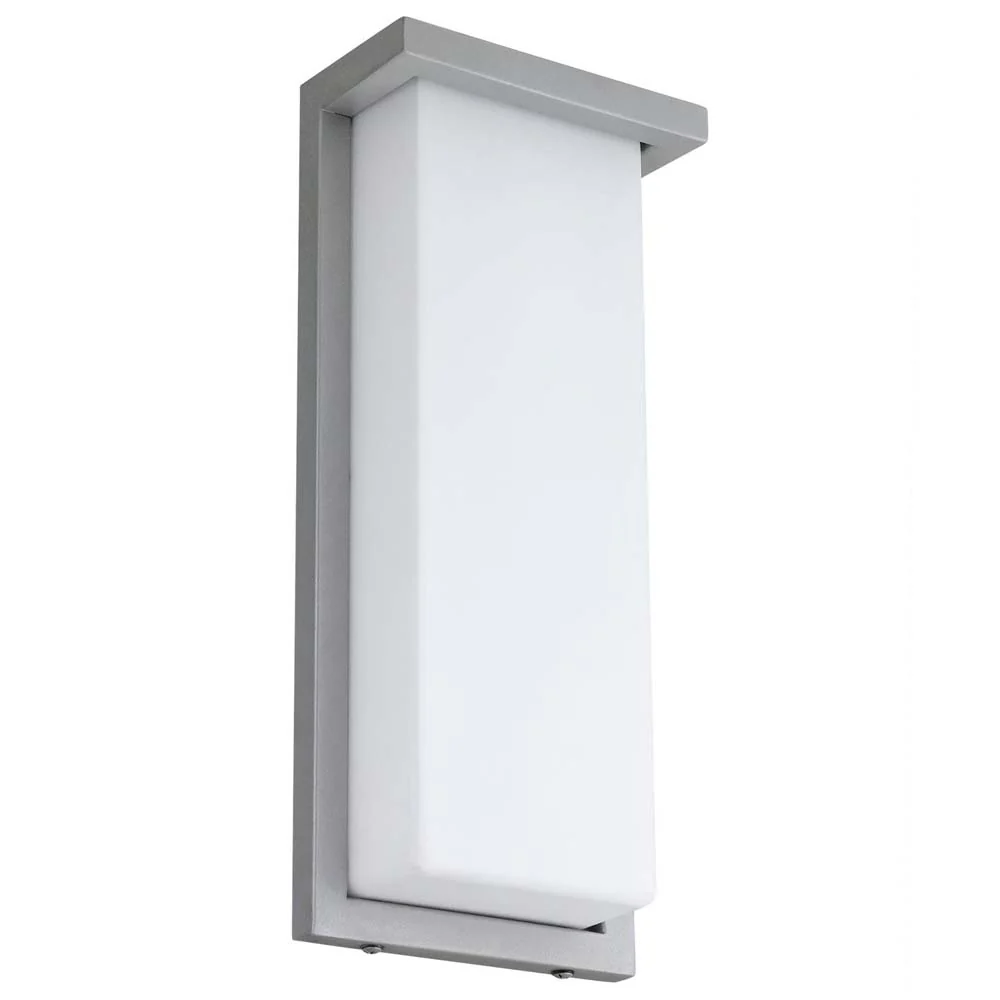 Sunlite 14-in 12w Brushed Nickel Finish Outdoor Modern Wall Sconce Light Fixture