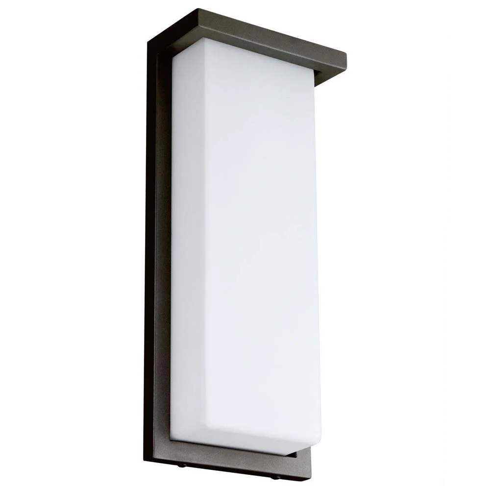 Sunlite 14-in 12w Oil Rubbed Bronze Finish Outdoor Modern Wall Sconce Fixture