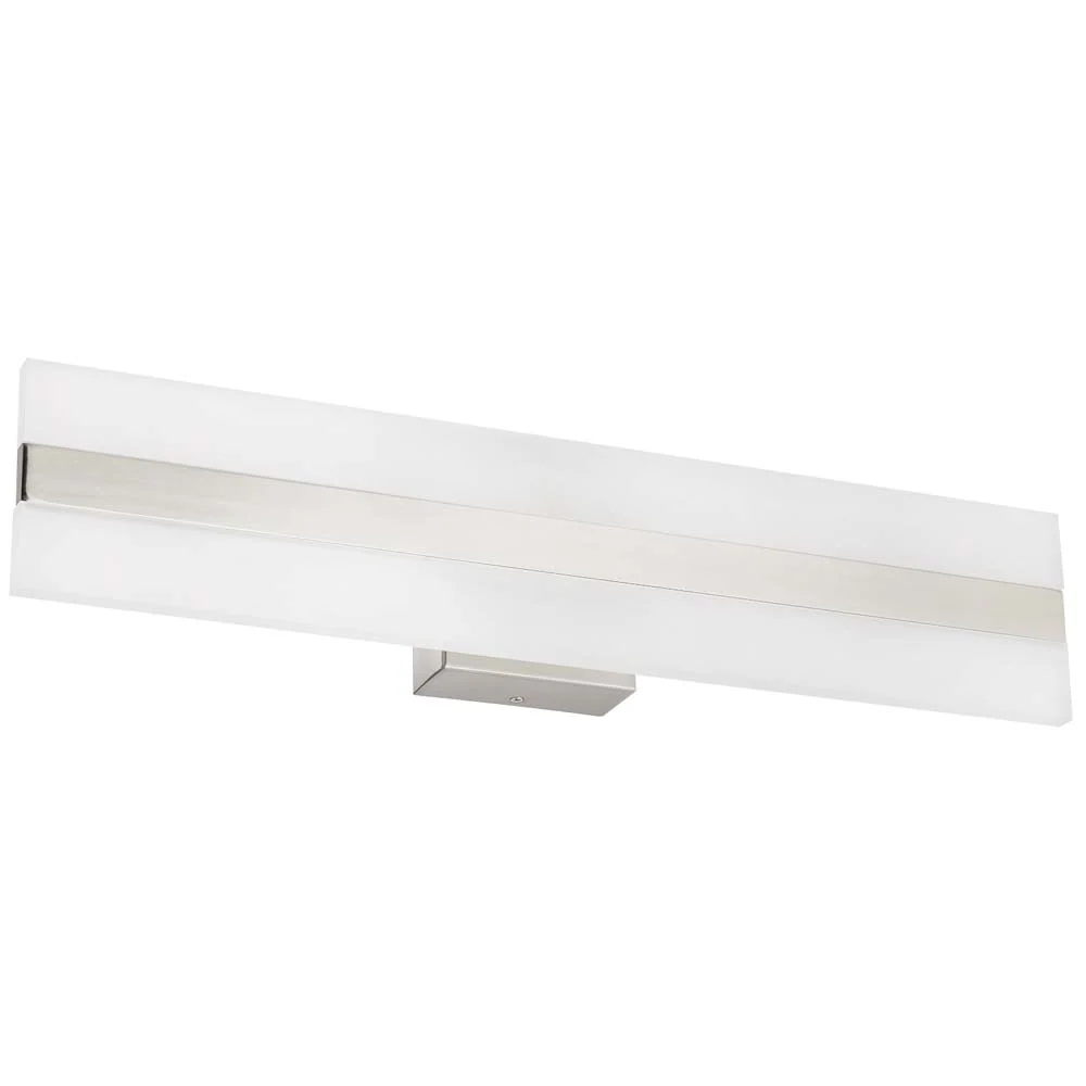 Sunlite 18-in 20w LED Linear Bar Vanity 120v Brushed Nickel Frosted - 100W equiv