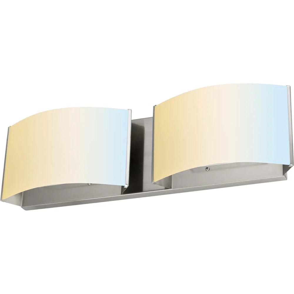 Sunlite 20w 2-Lights LED Decorative Vanity Fixture CCT Selectable -100w equiv