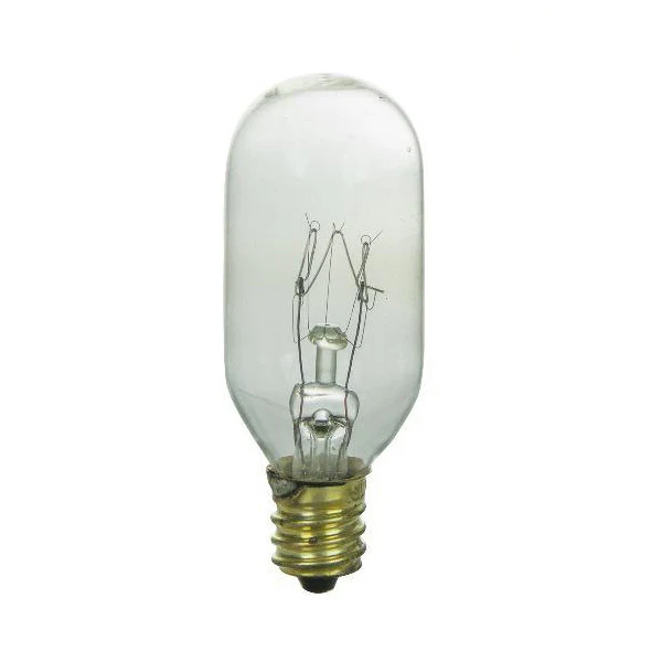25Pk - SUNLITE 25w T8 120v Candelabra Base Clear Bulb