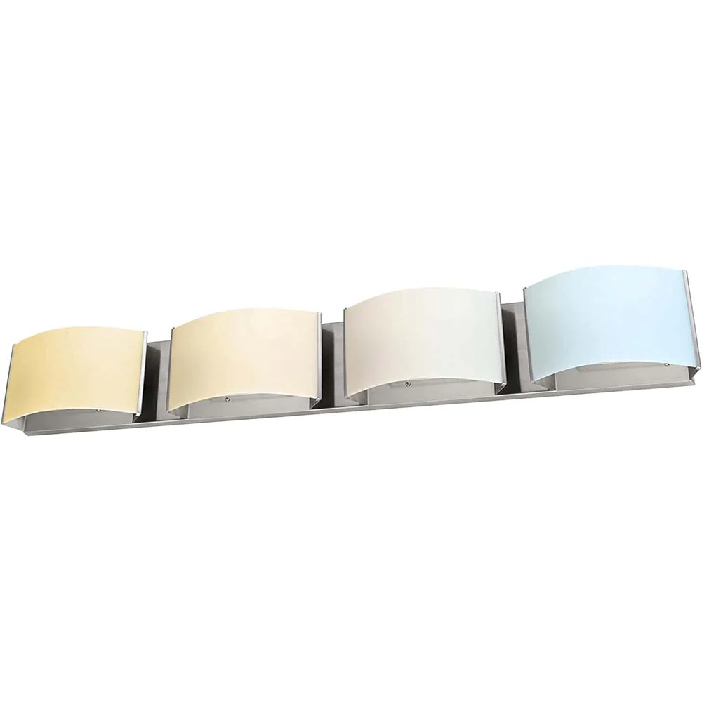 Sunlite 40w 4-Lights LED Decorative Vanity Light Fixture CCT Selectable Dimmable