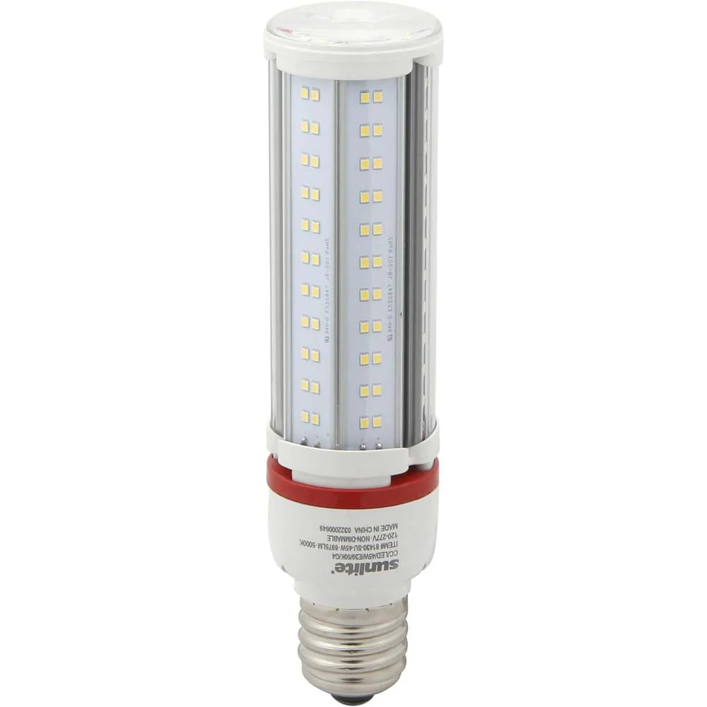 Sunlite 45w LED G4 Corncob Bulb 120-277v E39 Mogul Base 5000K Bulb - 200w Equiv