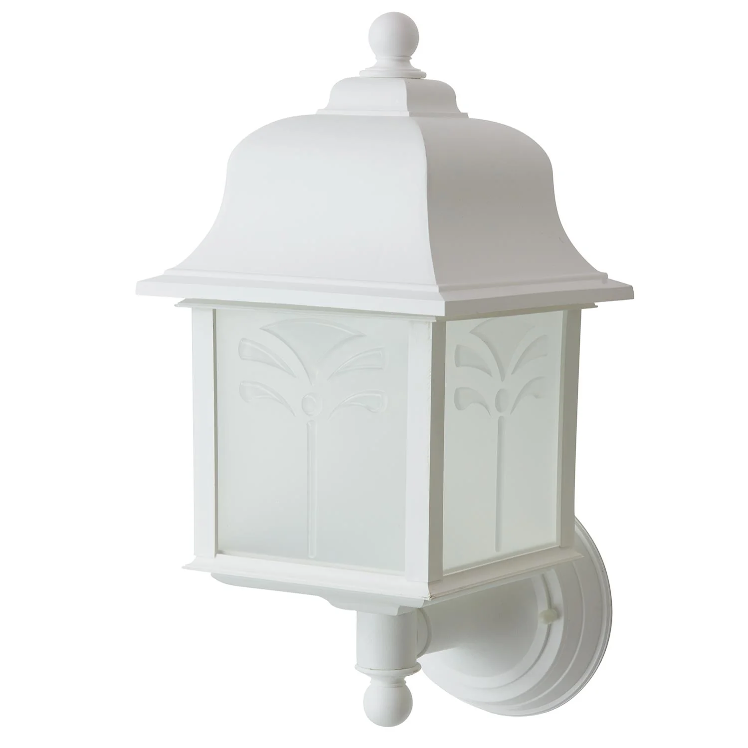 Sunlite 48230-SU GU24 Decorative Energy Saving Orchid Up Fixture in White Finish