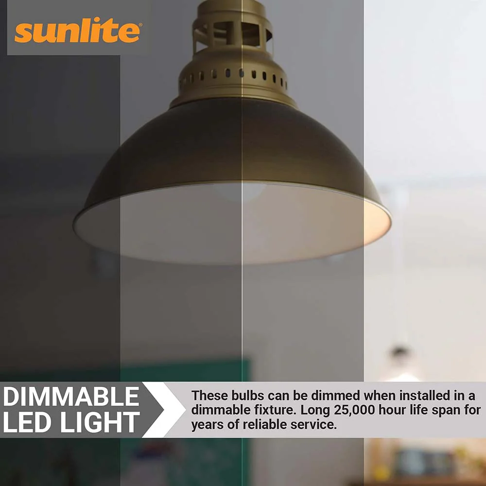 Sunlite 4w LED R14 Mini Reflector Flood E26 Base 3000K Bulb - Warm White - Image 4