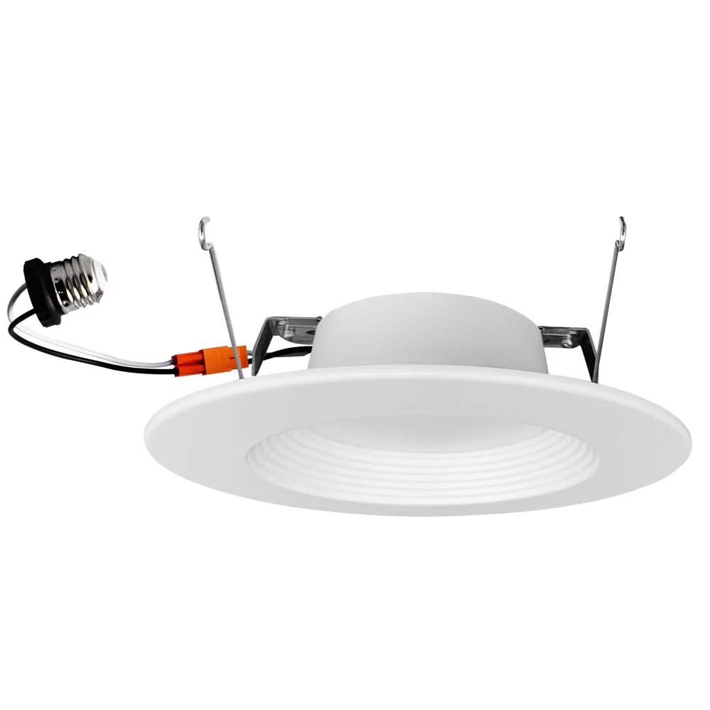 Sunlite 5-6-in 10w CCT Tunable LED Baffle Recessed Downlight Retrofit Fixture