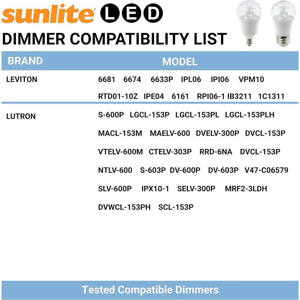 Sunlite 6w LED A15 Ceiling Fan Clear E26 Base 4000K Bulb - 40W Equiv - Image 7