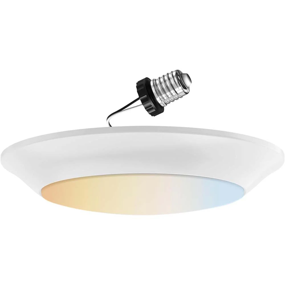 Sunlite 7 in. 15w Round Flush Mount Retrofit Fixture CCT Selectable