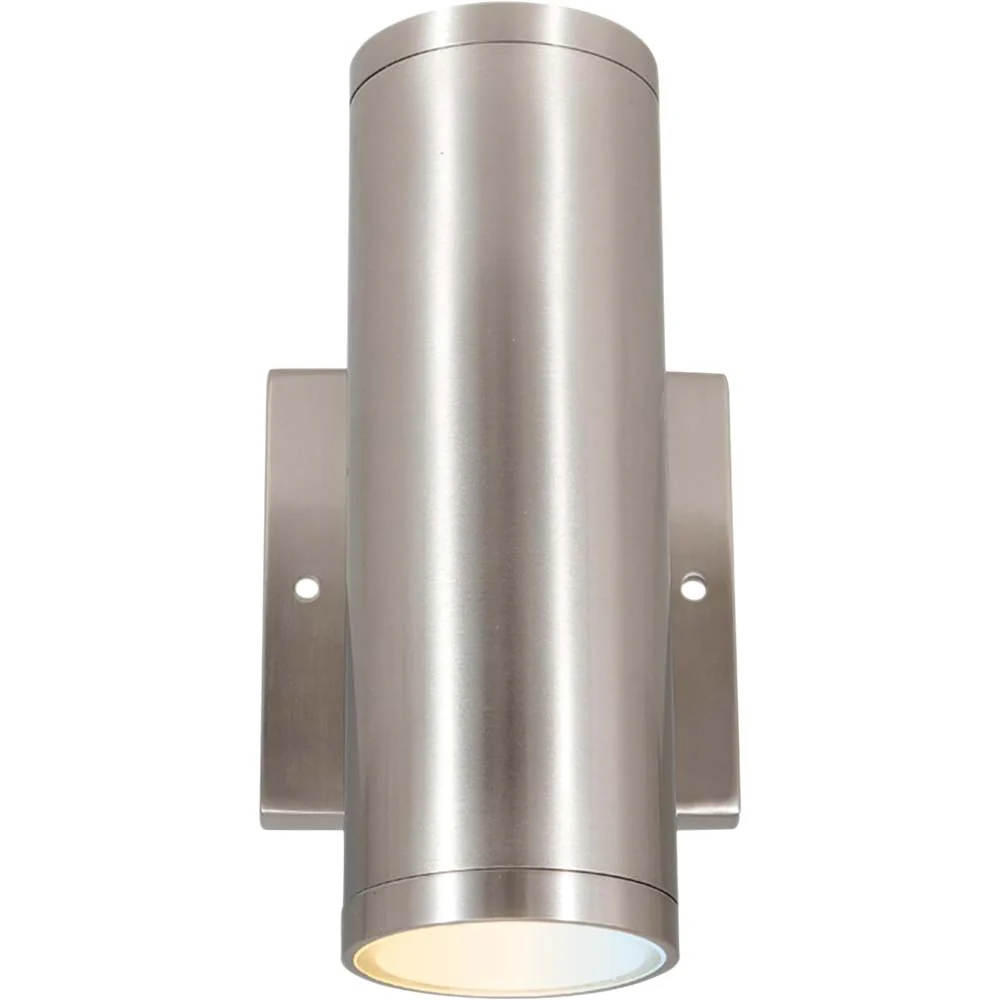 Sunlite 8-In 24w LED Tubular Outdoor Wall Sconce Fixture CCT Selectable Dimmable