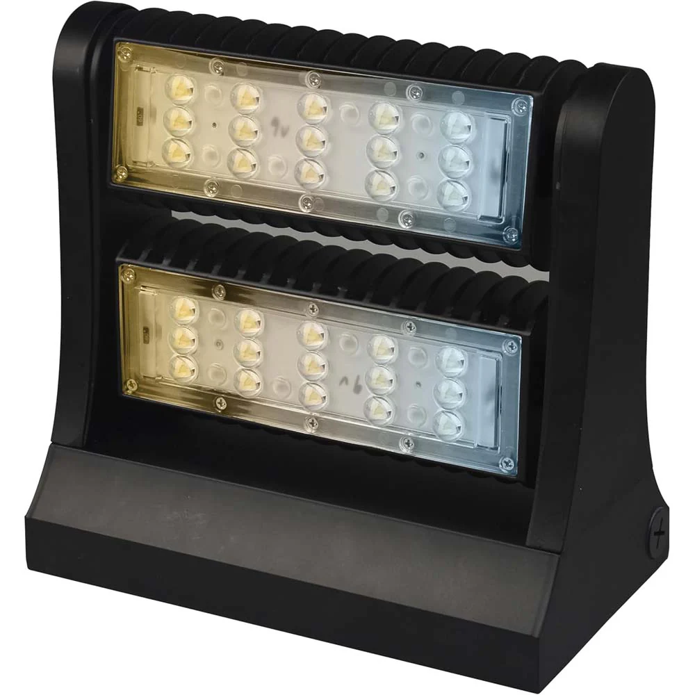 Sunlite 80w LED Rotatable Wall Pack Fixture Multi-Volt CCT Selectable Dimmable