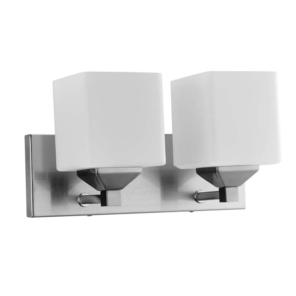 Sunlite 81323-SU 120v Incandescent Half Cylinder Fixture Brushed Nickel