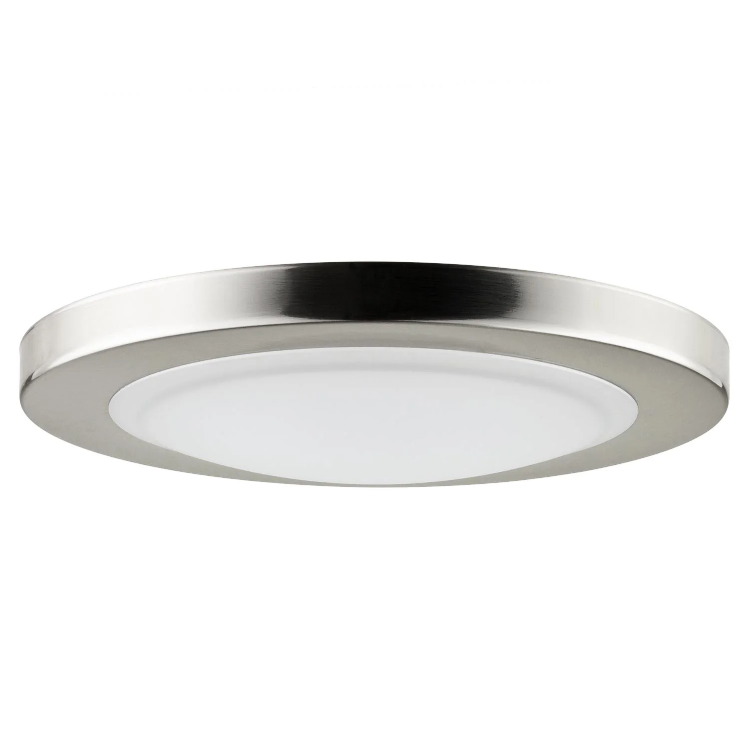 SUNLITE 15w Mini Dome Ceiling Light Fixture in Brushed Nickel - 3000K
