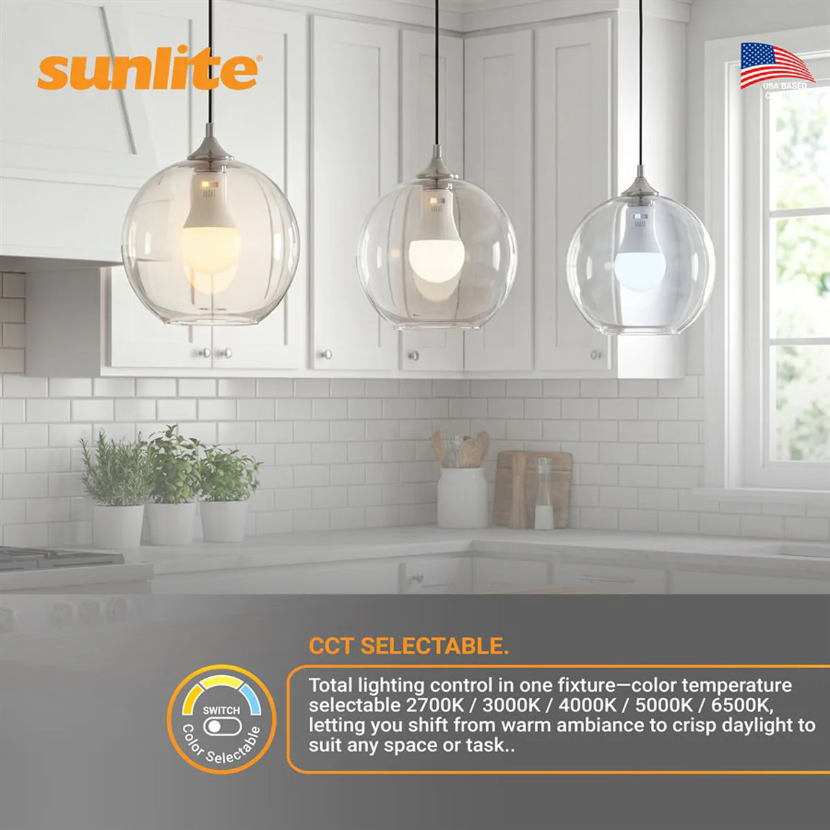 Sunlite A19 9w LED Light Bulb GU24 Dimmable 2700K Soft White - 60W Equiv - Image 6
