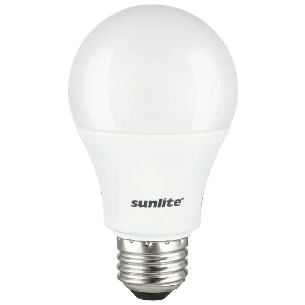 Sunlite LED A19 Light Bulb 9w E26 Medium Base Dimmable 5000K - Super White