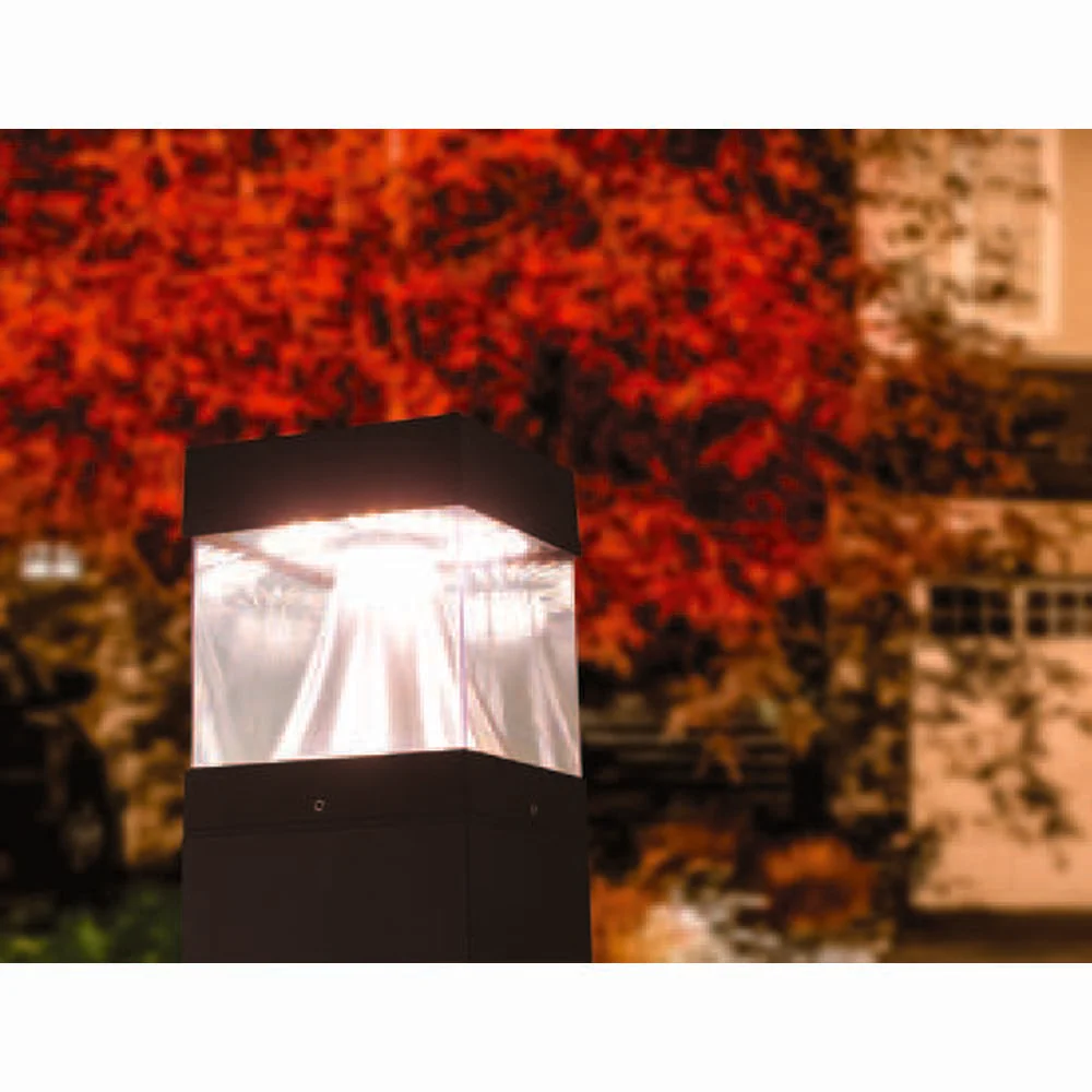 Sunlite Square Color and Watts CCT Tunable Dimmable Bollard Garden Pathway light - Image 3