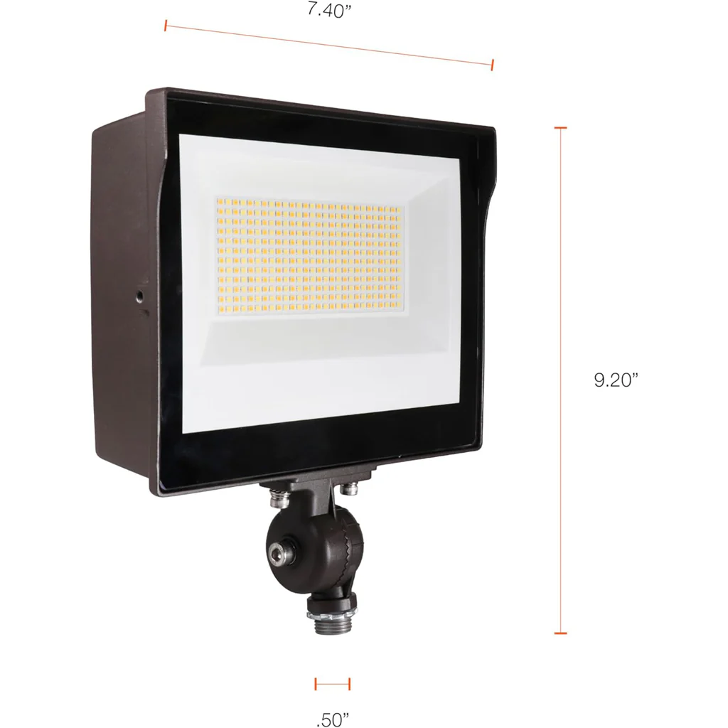 Sylvania LED Floodlight - 15W 3 CCT Selectable Dimmable Bronze Finish Wide Flood - Image 3