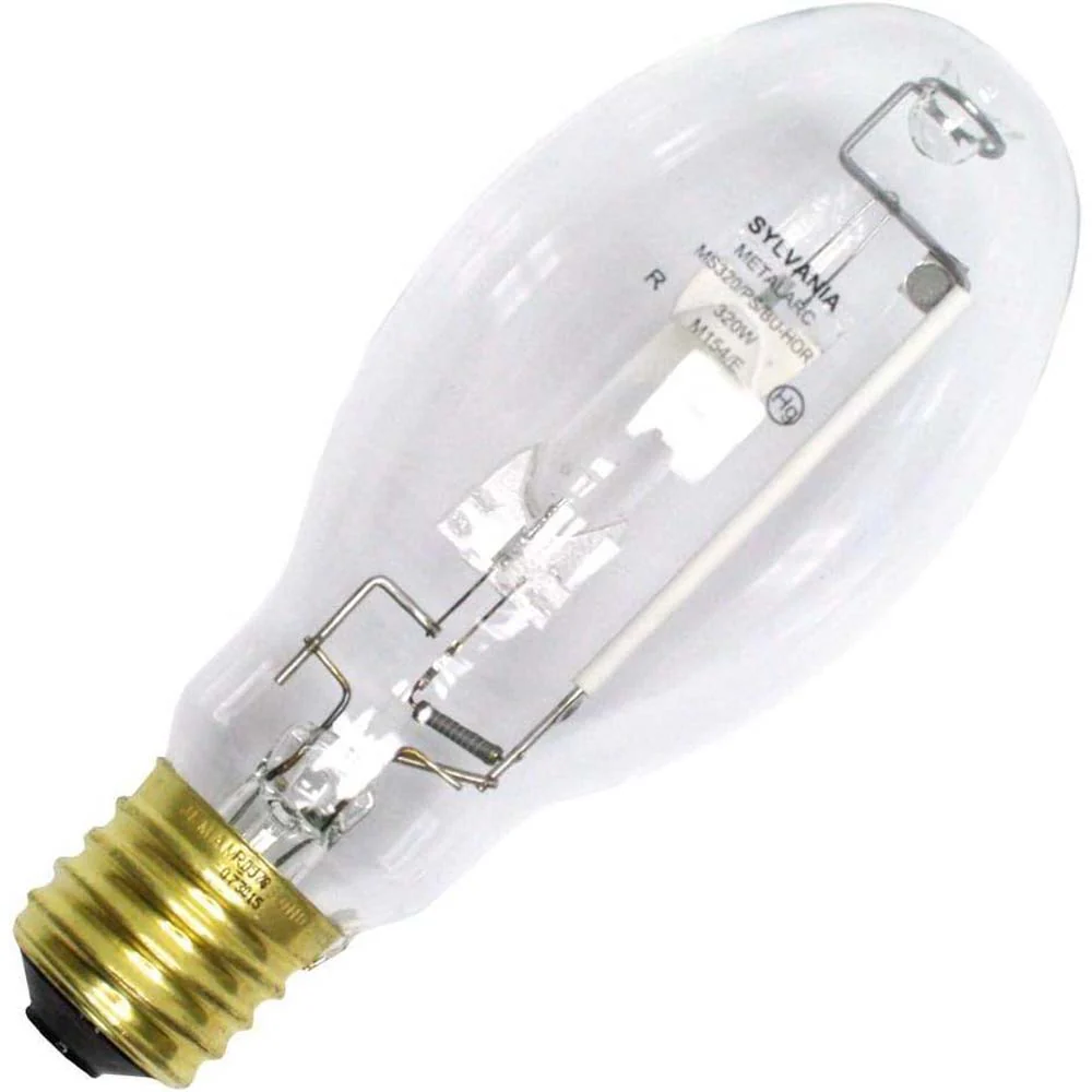 Sylvania 320w ED28 E39 Mogul Base Pulse Start Quartz Metal Halide Bulb