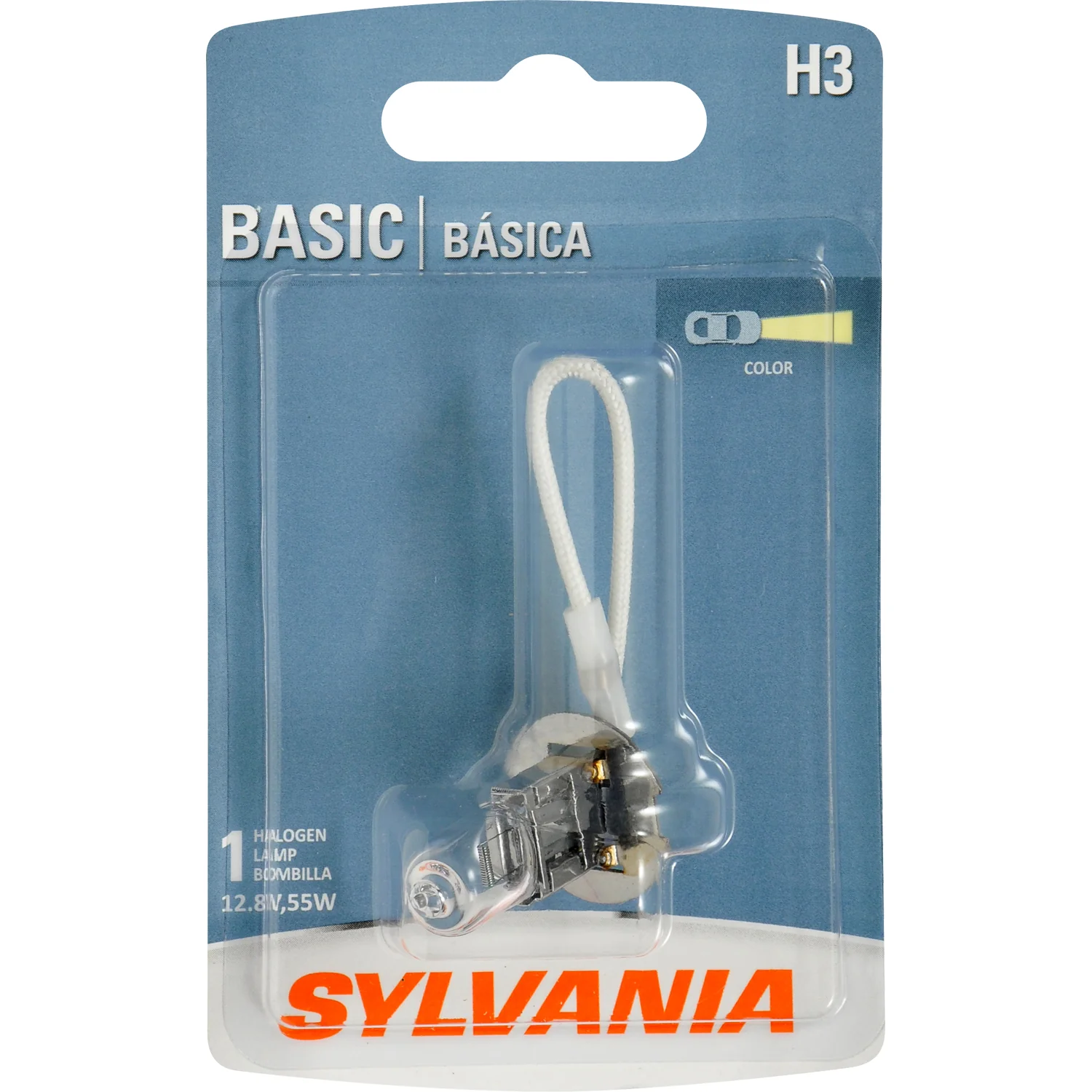 Sylvania H3 64151 55w 12.8v Basic Halogen Fog Automotive Light Bulb