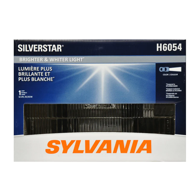 SYLVANIA H6054 SilverStar High Performance Halogen Headlight 142x200