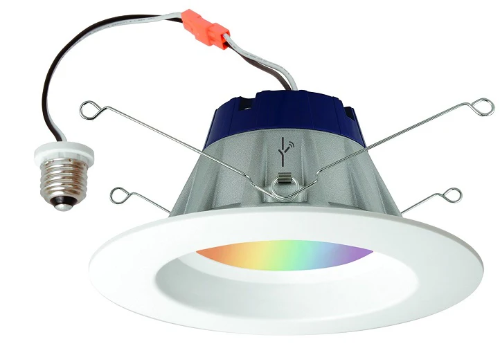 Sylvania 13.5w LED Recessed RGBW 5-6 in. Downlight Kit Lightify - 65w equiv.