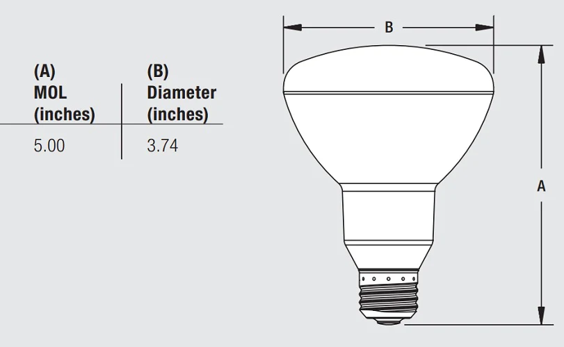 Sylvania Lightify Smart LED BR30 On/Off Dim Reflector Lamp 10W 120V E26 Bulb - Image 3