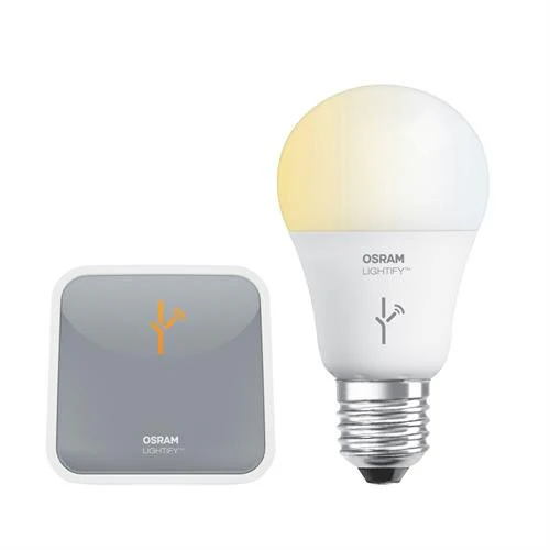 Sylvania Smart LED Starter Kit Wireless Gateway with A19 Light Bulb Lightify