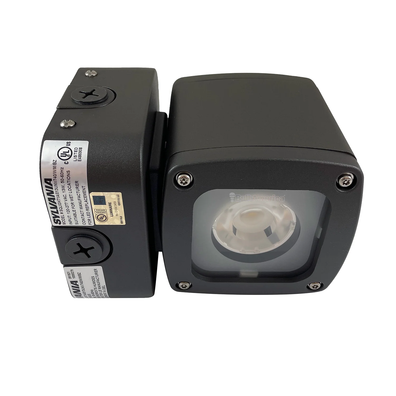 Sylvania Square LED Wall Mount 13w 5000k 1390LM Bronze Finish Outdoor Fixture - Image 4