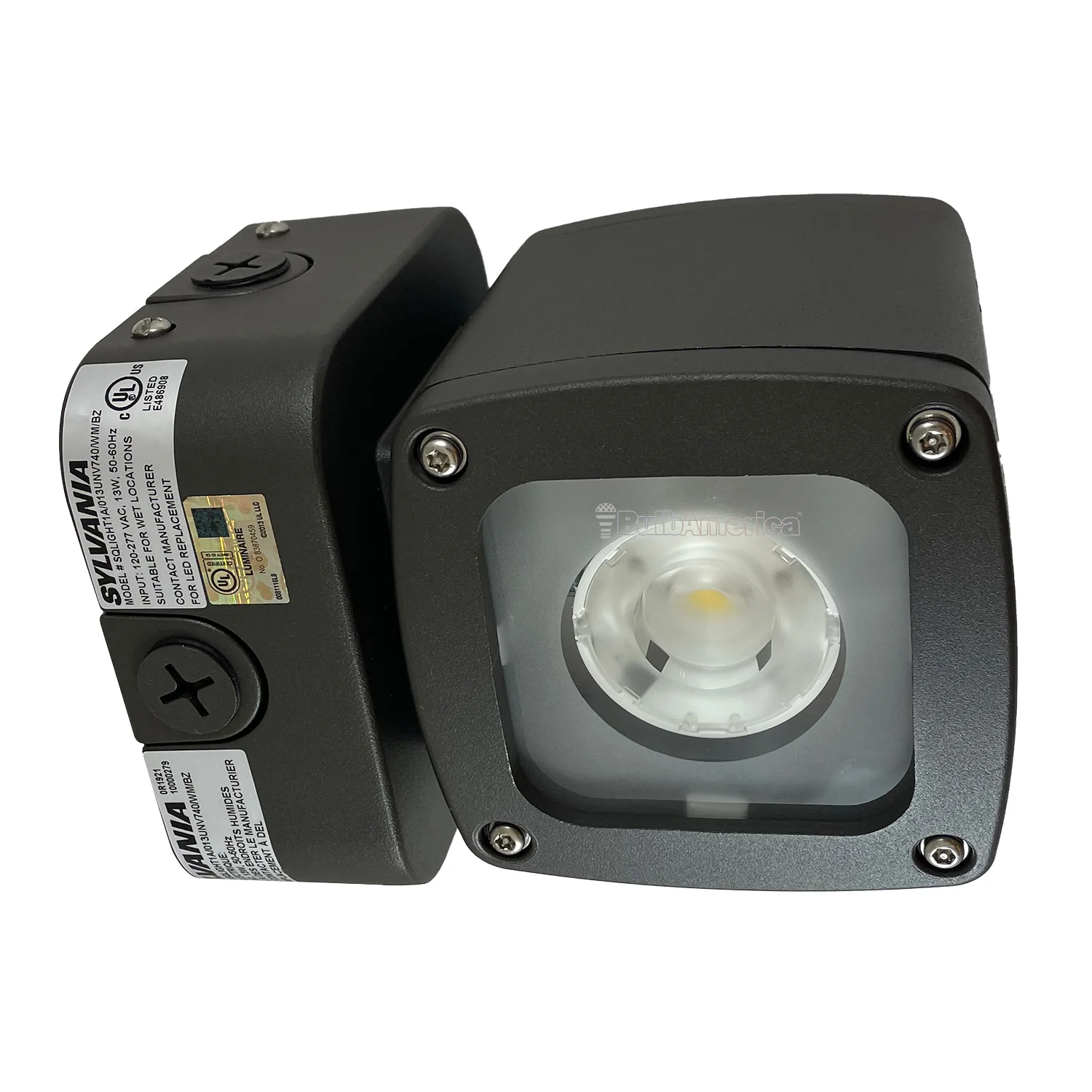 Sylvania Square LED Wall Mount 13w 5000k 1390LM Bronze Finish Outdoor Fixture - Image 5