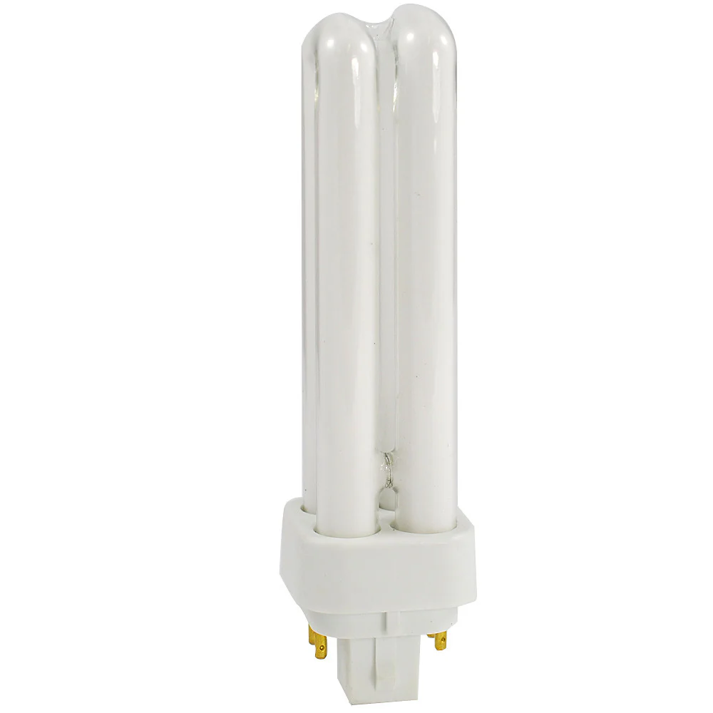 Ushio 3000159 - CF13DE/827 - 13W - 2700K - 4 Pin G24q-1 Base - Double Tube CFL