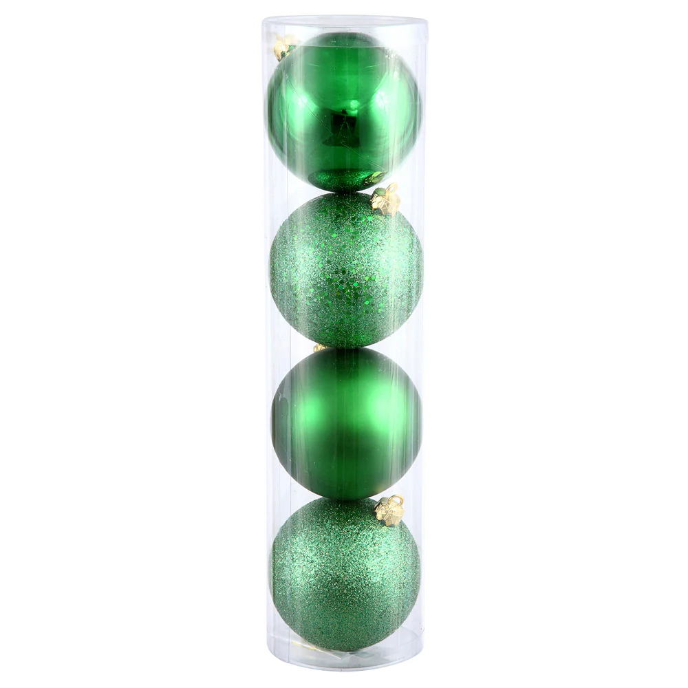 Vickerman 10 in. Green Ball Christmas Ornament