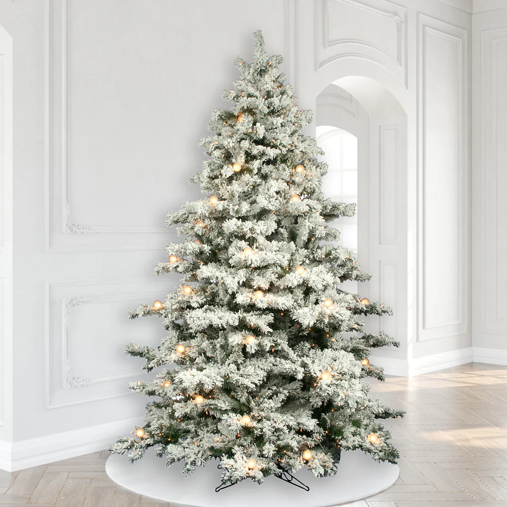 Vickerman 10ft. Alaskan Pine Artificial Christmas Tree in LED lights - Image 4