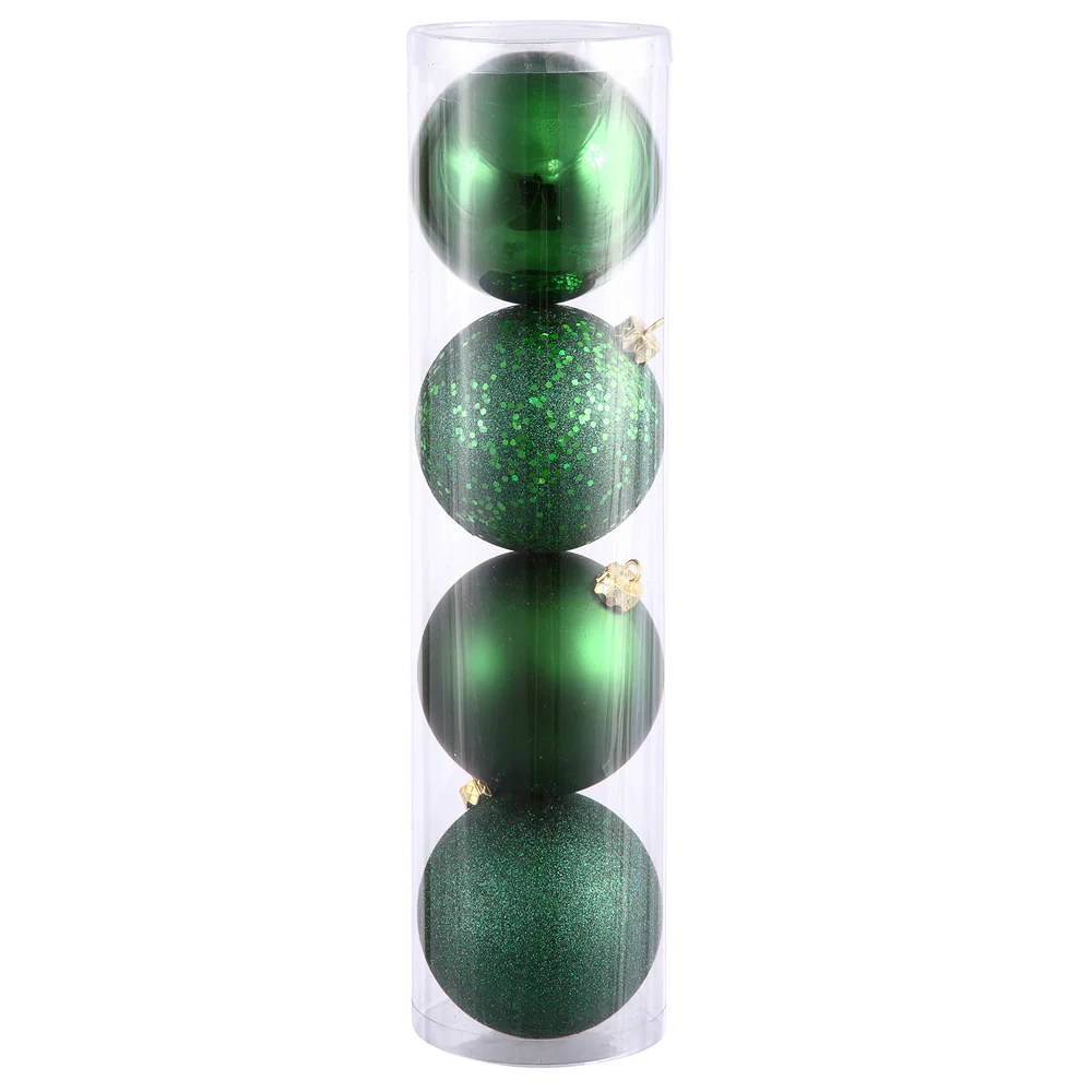 Vickerman 12 in. Emerald Ball Christmas Ornament